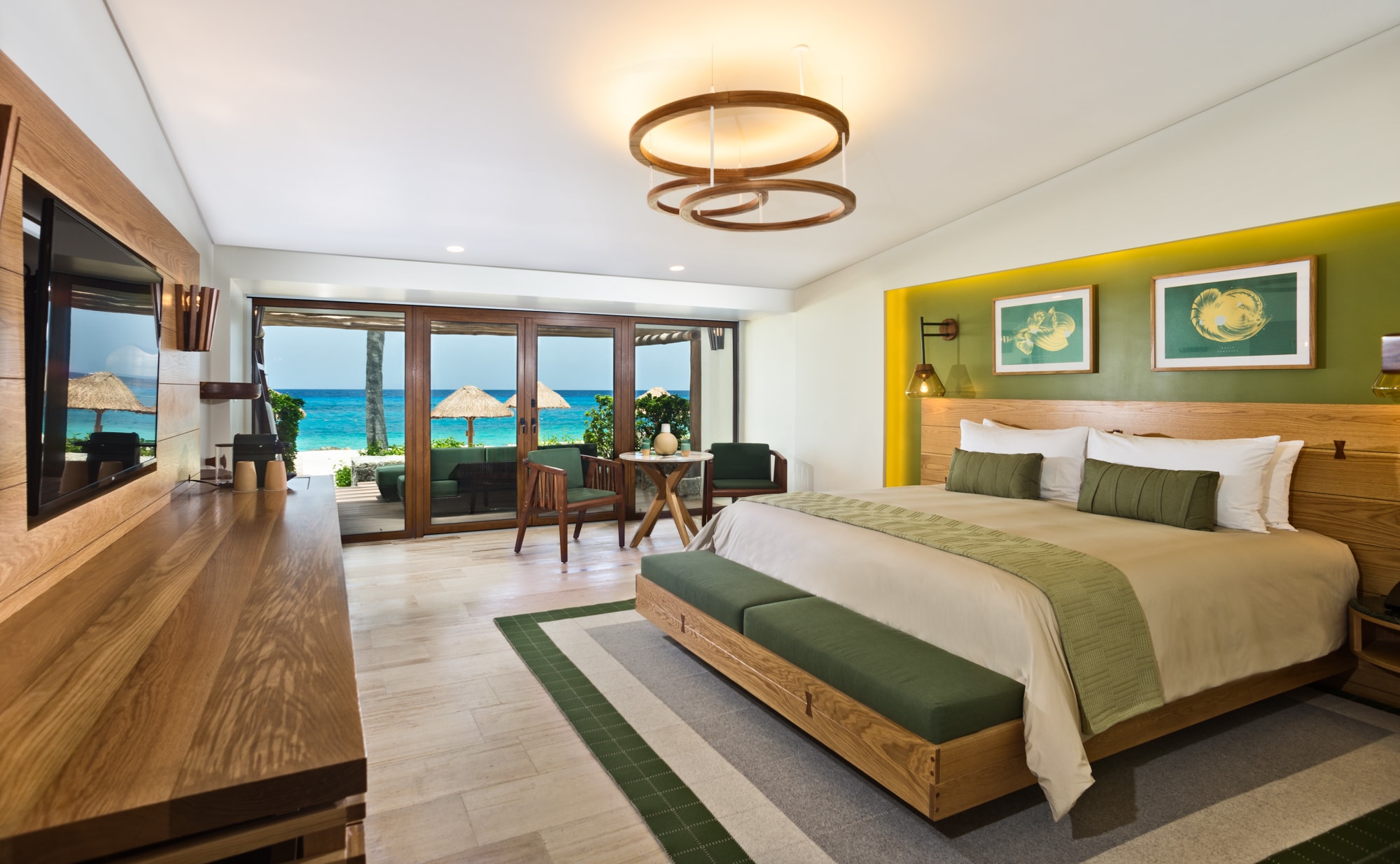All guest rooms at the Presidente underwent a recent renovation that included a bright modern décor.
