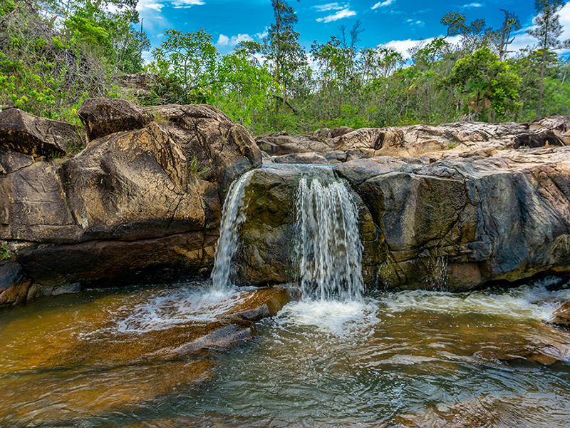 The Mayan Mountains are just a short drive from the coast.