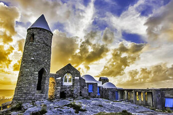 The ruins of Cat Island's Hermitage monastery sit on the highest point in the Bahamas. 