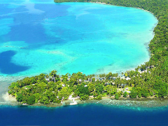 Uepi Island Resort is the sole occupier of its namesake island. 