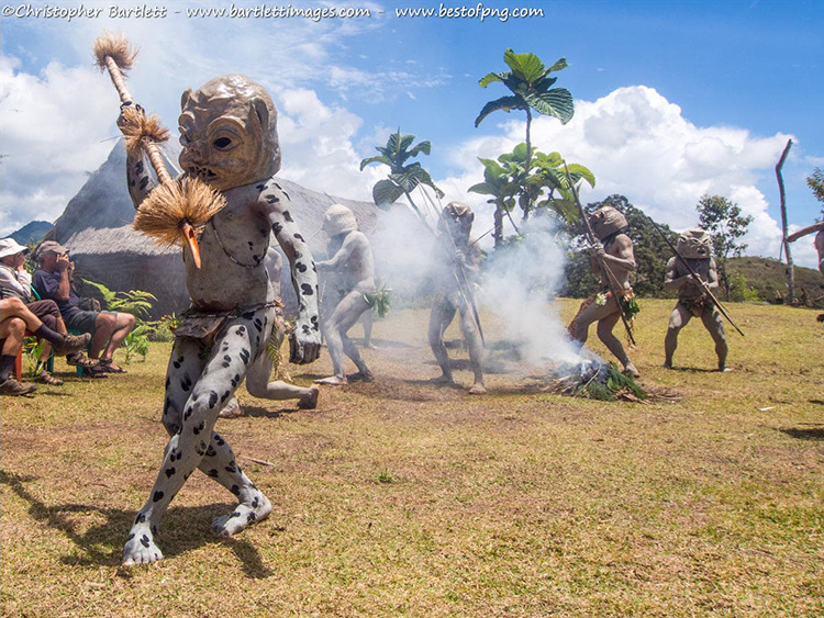 Among the experiences offered through the Best of PNG are trips to traditional villages.