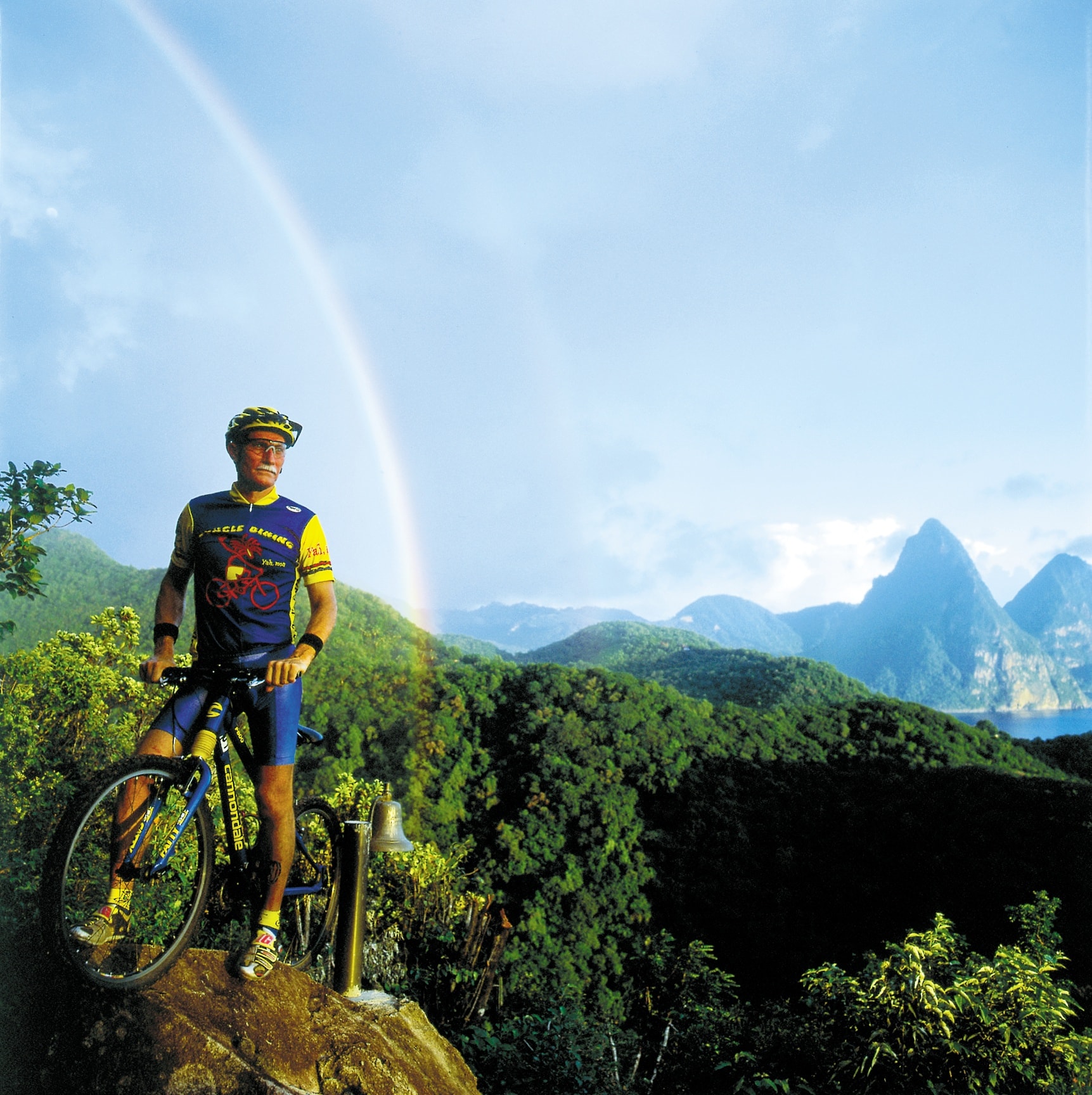 Hikers and riders can opt for challenging climbs that lead to some of St. Lucia's most scenic overlooks