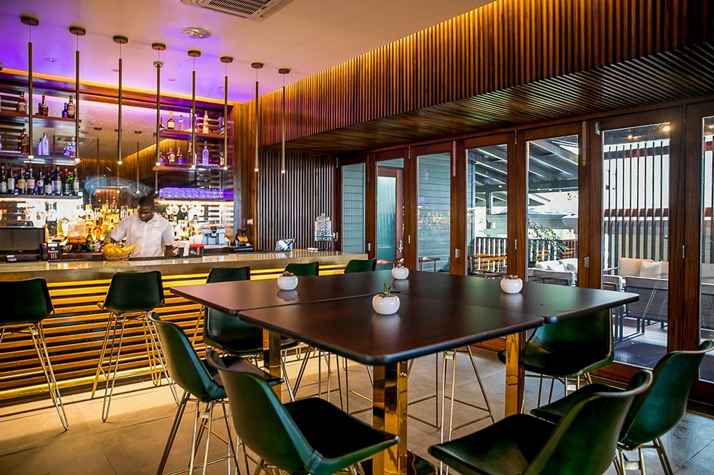 The hotel includes three bars serving a variety of island-inspired libations.