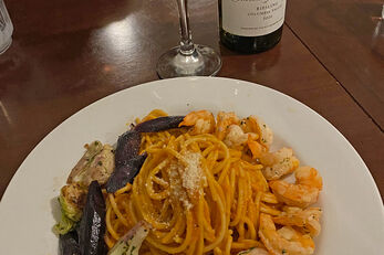 The meals were delicious, and always accompanied by a tempting selection of libations.