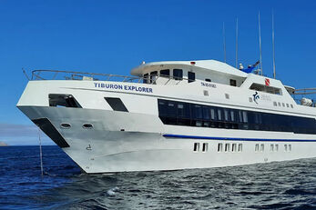 The Tiburon Explorer is a modern liveaboard built specifically for Galapagos diving.