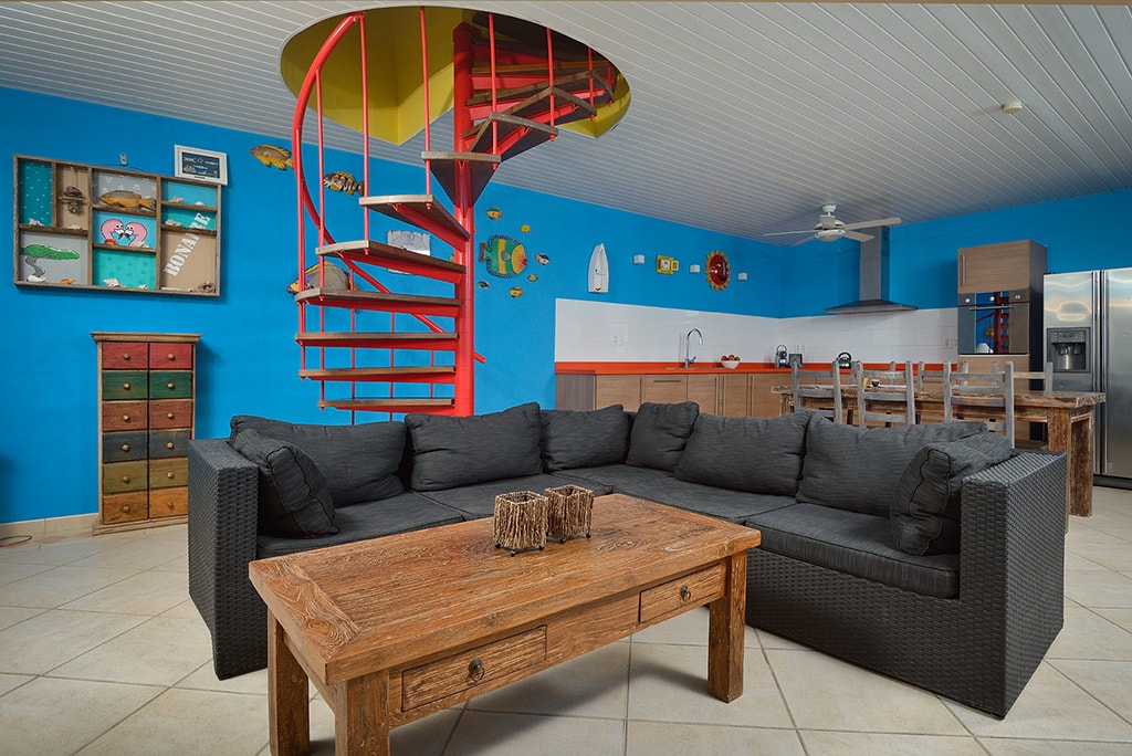 All guest accommodations include full kitchens, dining areas and separate living room features.