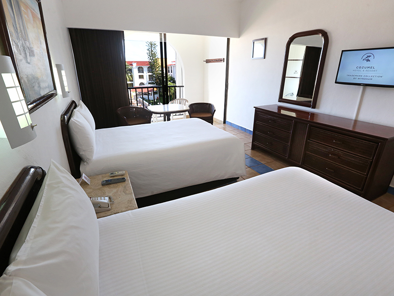 Standard rooms have a pool or partial ocean views.