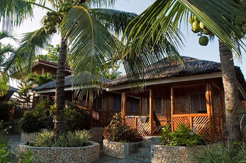 Guest cottages combine traditional design with modern amenities.