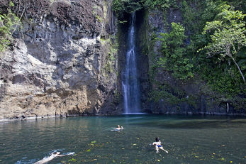 Waterfall Swim at Tufi Dive Resort
