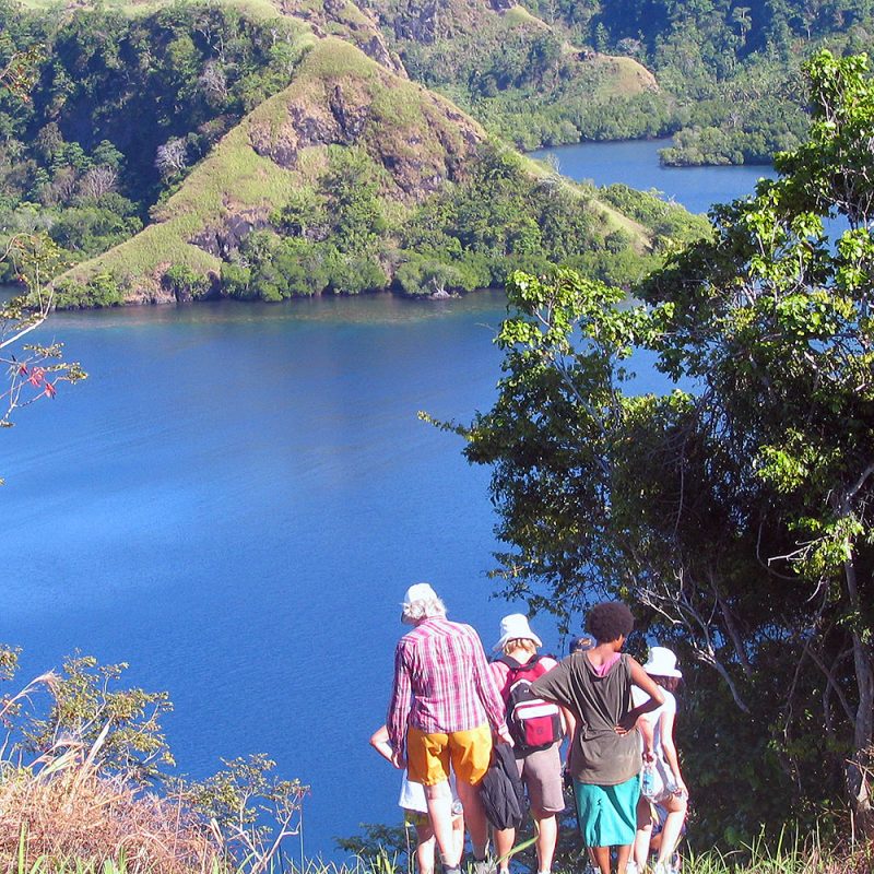 Hiking at Tufi Dive Resort
