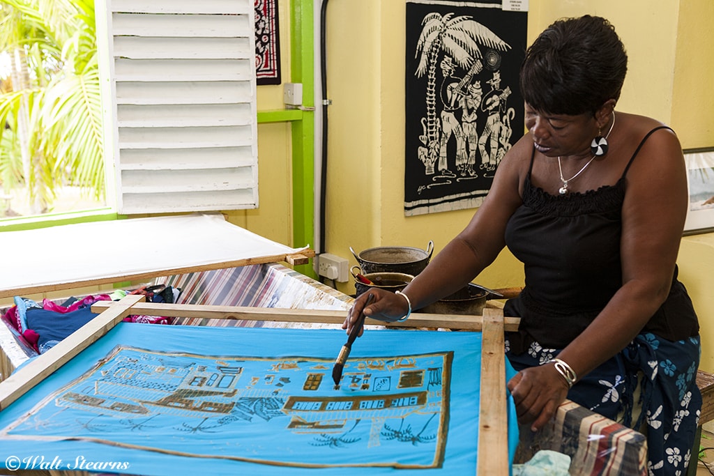 Romney Manor is home to Caribelle Batik, which uses traditional techniques to create one of the Caribbean's most sought-after fabrics.